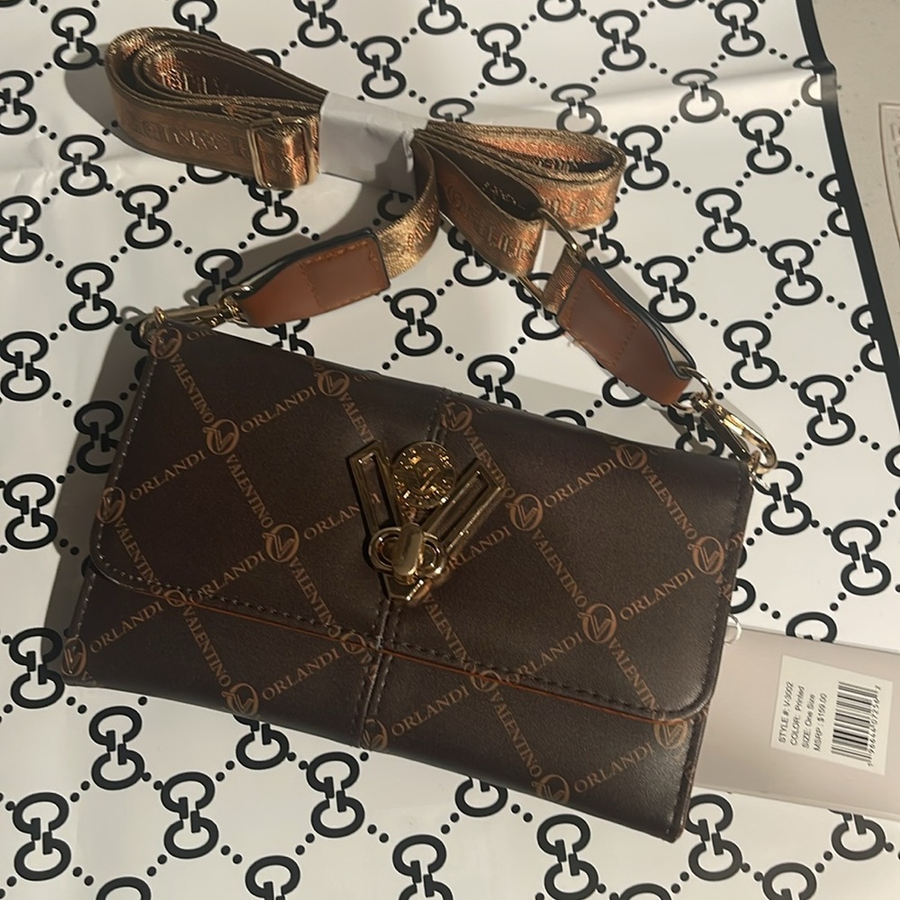 NWT Bundle of 2 NEW Valentino Orlandi bags both crossbody - Picture 8 of 17